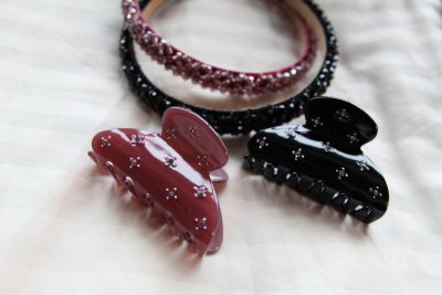 Hårklämma - Noelia röd