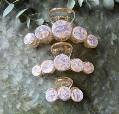 Hårklämma - Nora xs rosa/lila