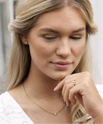 Blomdahl - Ring GT Tiffany 18mm, CZ White 