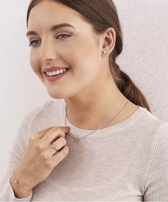 Blomdahl - Ring NT Bezel 17mm, Crystal 