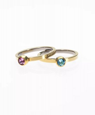 Blomdahl - Ring GT Bezel 17mm, Lilac