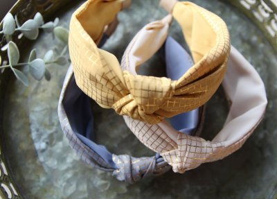 Diadem - Karin rutig vit