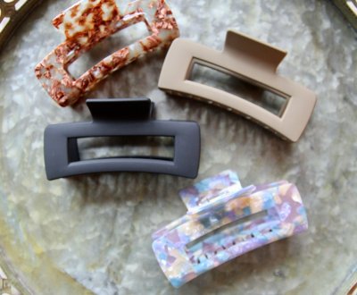 Hårklämma - Zoe brun